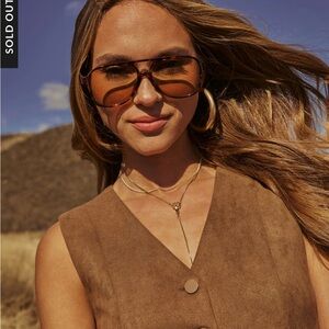 VICI The Bellah Classic Aviator Sunglasses NIB